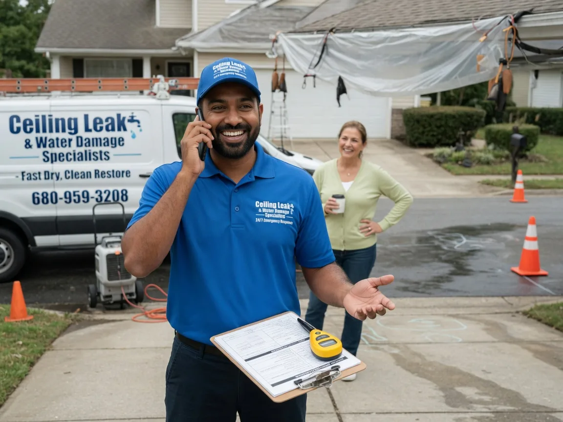 Ceiling Leak Cleanup Mission Hill, SD FAQs